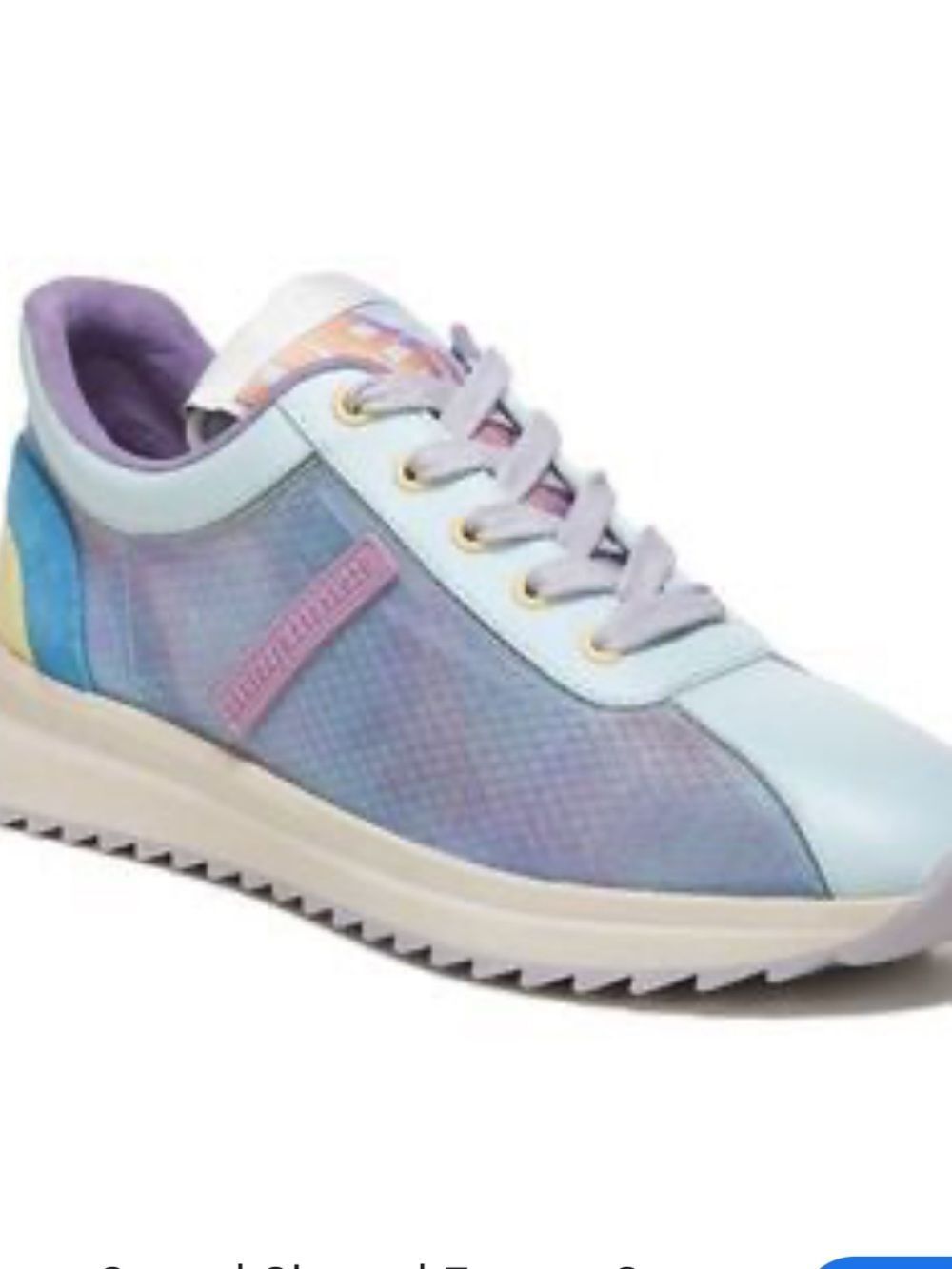 Franco Sarto Pastel Multi-Tone Lace-Up Sneaker running shoes 5M